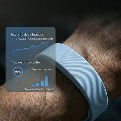 RiseFloow - Bracelet Réveil Vibrant